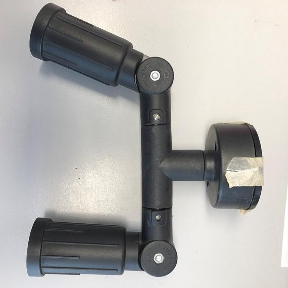 Restpartij Prikspot dubbel zwart excl. lamp (gebruikt showroom) (OW2019)