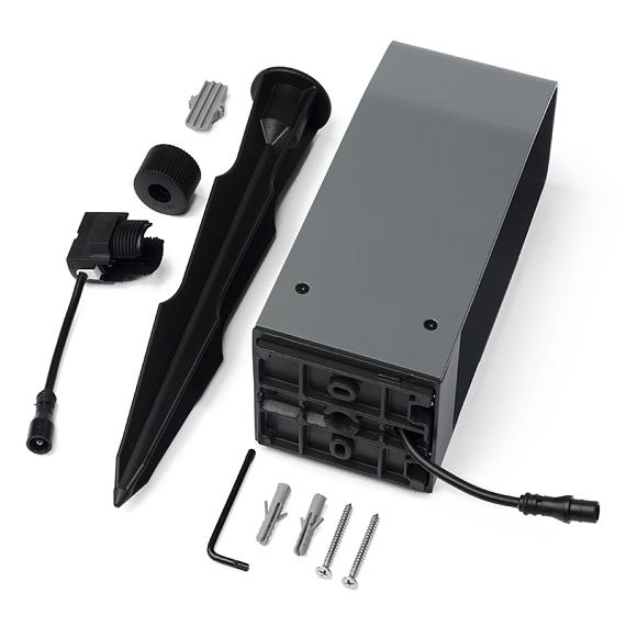In-lite Ace Solitary Flat Grey 12V-3W LED WW
