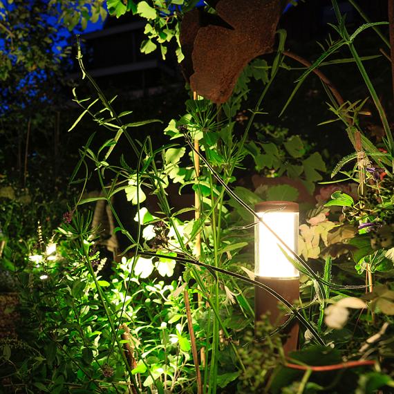 In-lite Liv Low Corten Solitary 12V-2W LED Alu. Corten WW