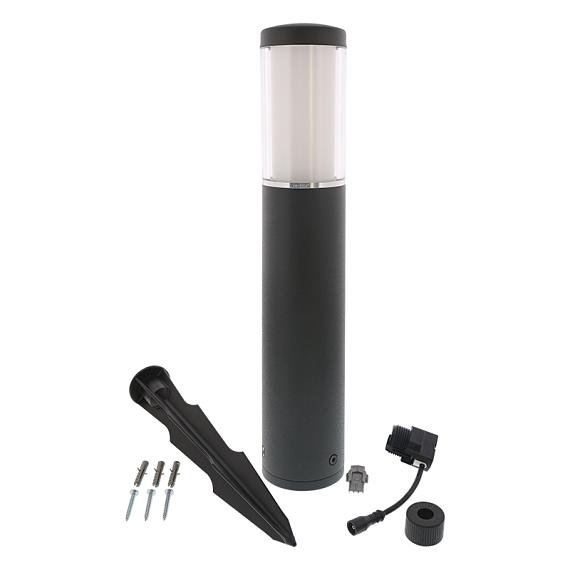In-lite Liv Low Dark Solitary 12V-2W LED Alu. Dark Grey. WW