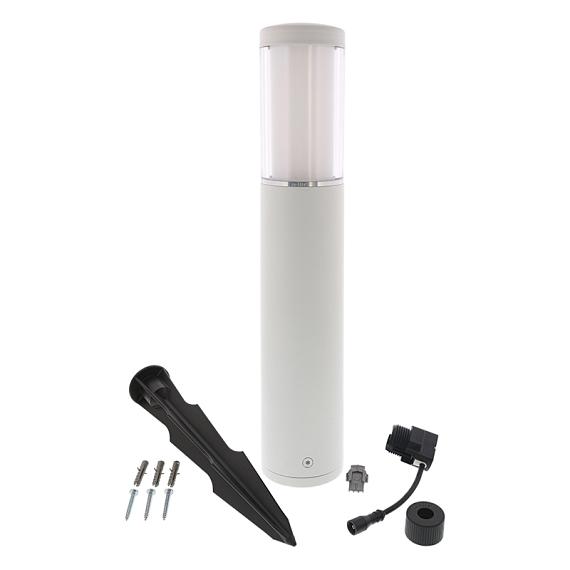 In-lite Liv Low White Solitary 12V-2W LED Alu. White WW