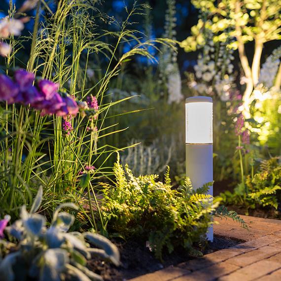 In-lite Liv Low White Solitary 12V-2W LED Alu. White WW
