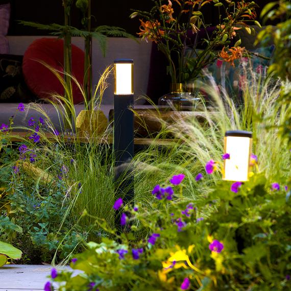 In-lite Liv Dark (NEW) Solitary 12V-2W LED Alu. Dark Grey. WW