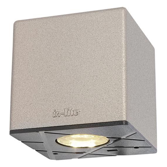 In-lite CUBID Wall 12V-0.5W LED Alu Rose Silver