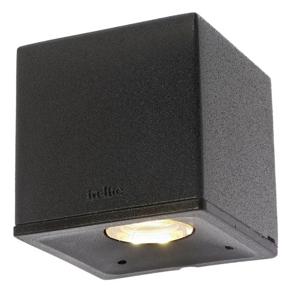 In-lite CUBID Wall 12V-0.5W LED Alu Dark Grey