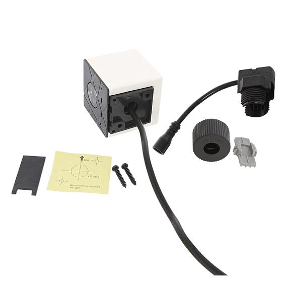 In-lite CUBID Wall 12V-0.5W LED Alu White
