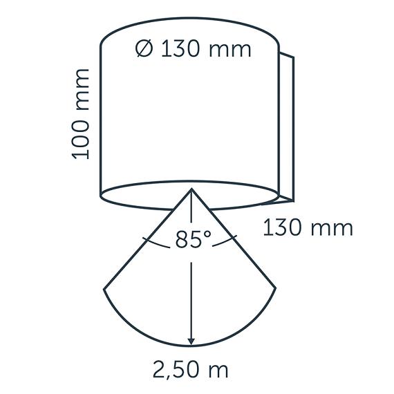 In-lite Halo Down Dark Wall 100-230V LED Warm White