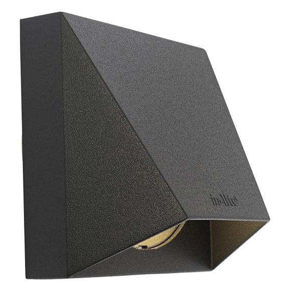In-lite Wedge Dark wall 12v-1.5w led dark grey warm WW