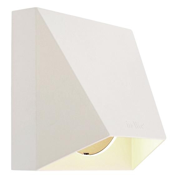 In-lite Wedge White (new) wall 12v-1.5w led alu. white WW