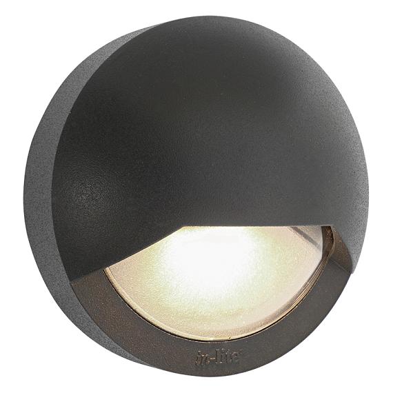 In-lite Blink Dark Wall 12V-1.5W LED Alu. Dark Grey. WW