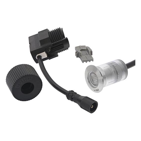In-lite Hyve 22 RVS Integrated 12V-0.25W LED RVS 22mm WW