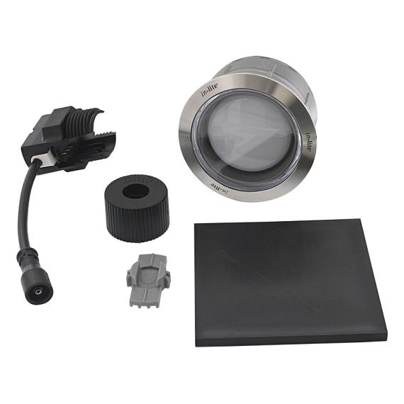 In-lite FUSION 60 Integrated 12V-1W LED RVS Ø60mm WW