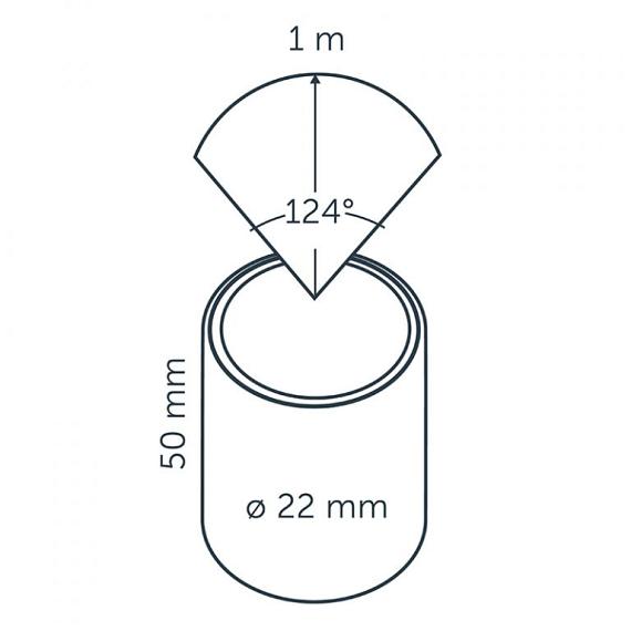 In-lite DB-LED (WW)  Integrated 12V-0.5W LED rond 22mm