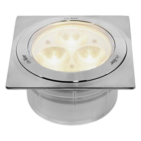 In-lite PLATE 75 Accessory vierkante plaat RVS 75x75mm