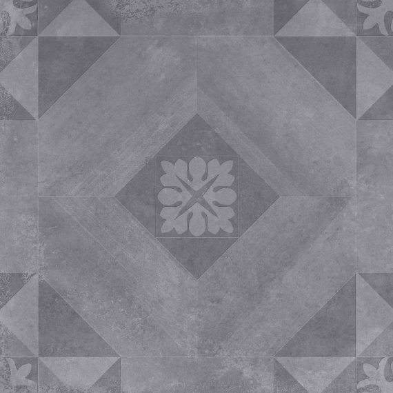GeoCeramica 60x60x4 cm Symbol Block Black