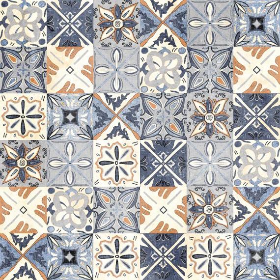 Keramische tegel 60x60x1 cm DueDecora Multicolor