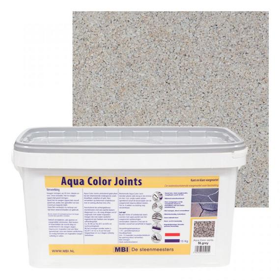 Voegmiddel AquaColor Joints 15 kg Steengrijs