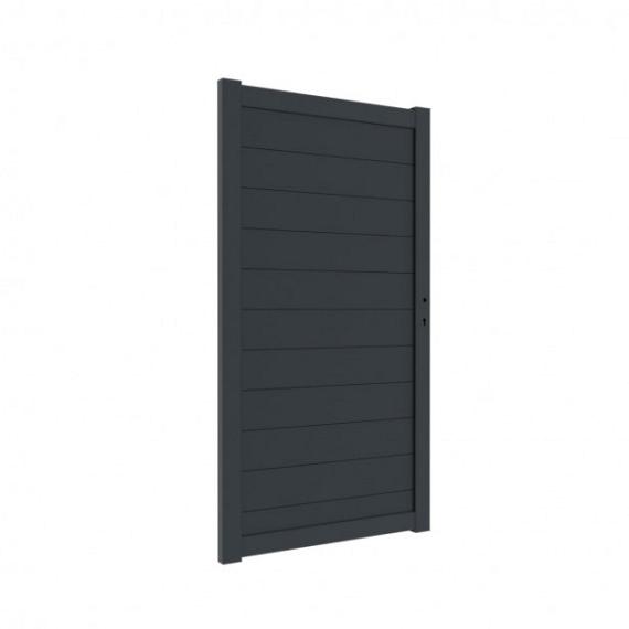 Boston aluminium poortframe Antraciet zonder vulling 120x183cm RAL7016 - 2697