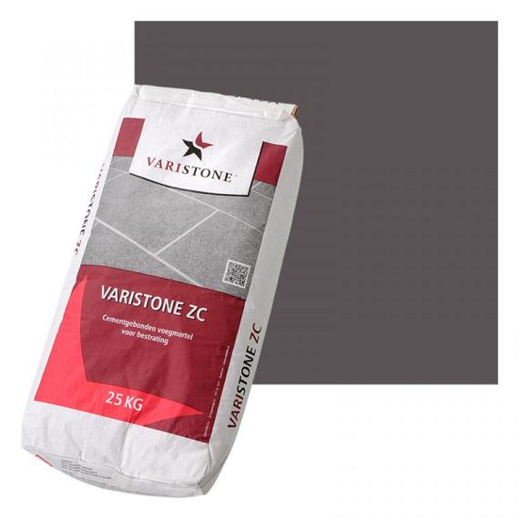 Varistone Voegmiddel ZC voegen vanaf 4 mm cementgebonden antraciet 25 kg