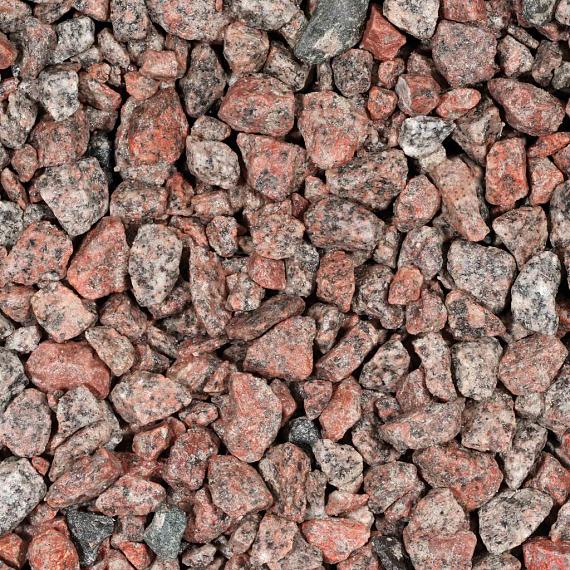 Granietsplit rose-rood (Granito Rosso) split 8-16mm 20kg