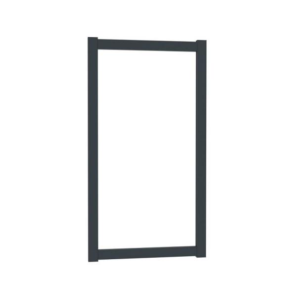 Boston alu vulbaar poortframe 98x183cm RAL7016 incl insteekslot - 2698