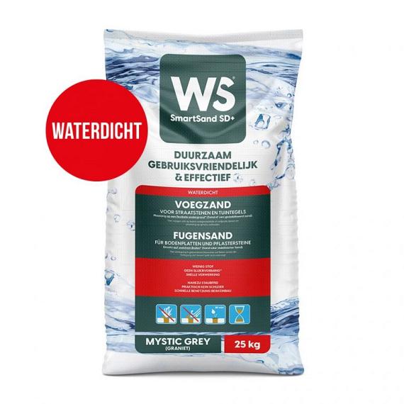 WS SmartSand SD+ Waterdicht Mystoc Grey Graniet 25kg