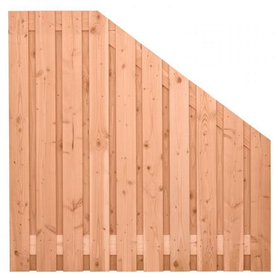 Scherm Douglas 180-90x180 cm 21 planks afbouw-verloopscherm