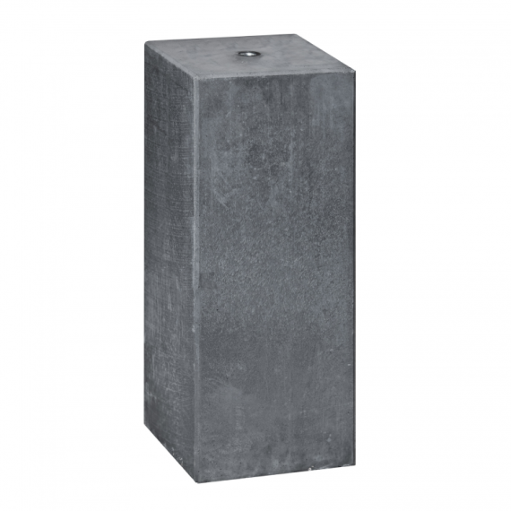 Betonpoer Solid 20x20x50 cm TD M20 Antraciet klein facet