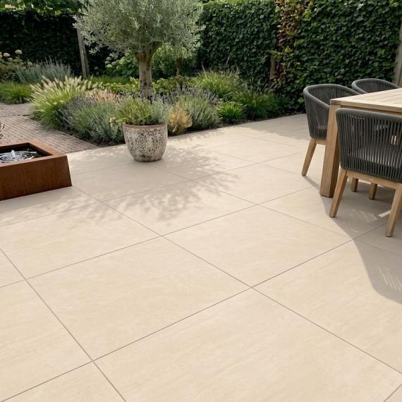 Solostone Form 80x80x3 cm Beige