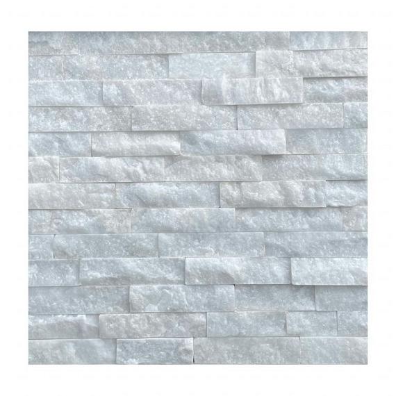 Stone Panel White Quarzite 60x15x1.5-2.5 cm