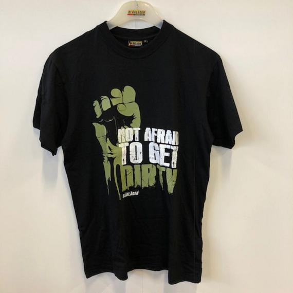 Restpartij T-shirt Not afraid to get durty 800910429946S Black (uit de collectie) OW2018