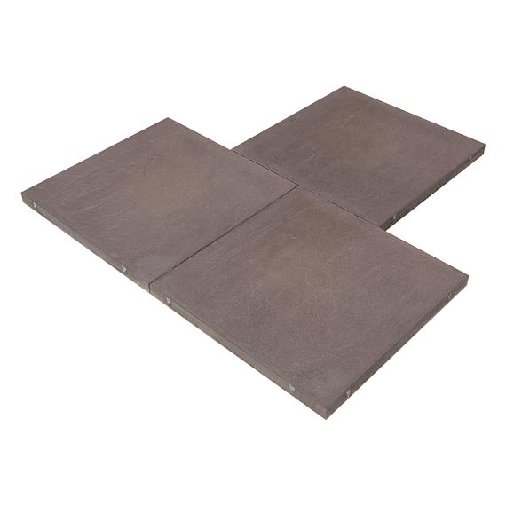 Restpartij Furora slate Premium 60x60x4cm Bruin