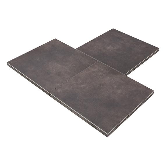 GeoCeramica 60x60x4 cm Cendre Feu