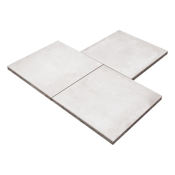 GeoCeramica Entree 60x60x4 cm Concreet Silver