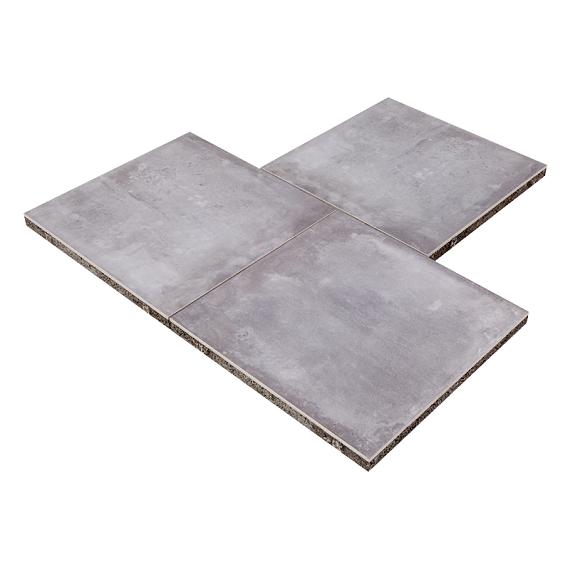 GeoCeramica 60x60x4 cm Concreet Black
