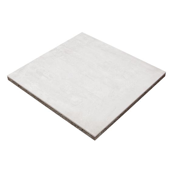 GeoCeramica 80x80x4 cm Concreet Silver