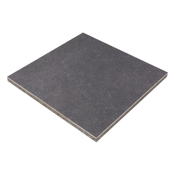 GeoCeramica 80x80x4 cm Impasto Negro