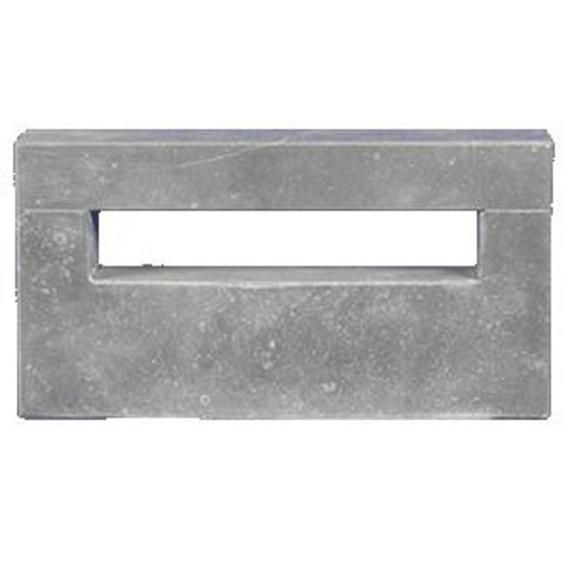 Classic Blue Stone inbouw brievenbus medium 35x18x5 cm gewicht 8 kg