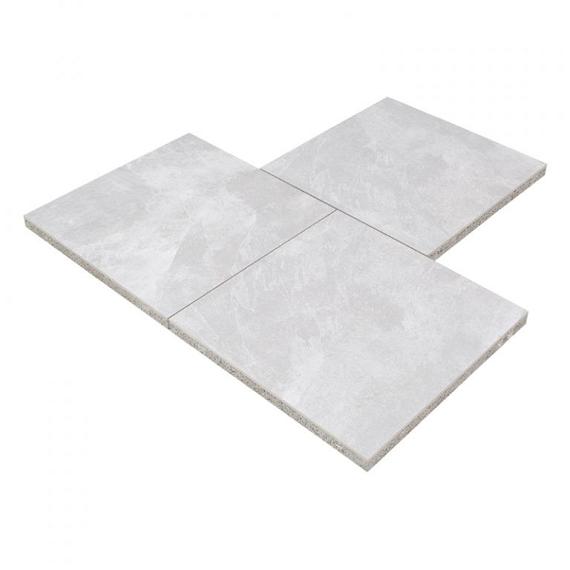 GeoCeramica 60x60x4 cm Tracks Mustang Grey