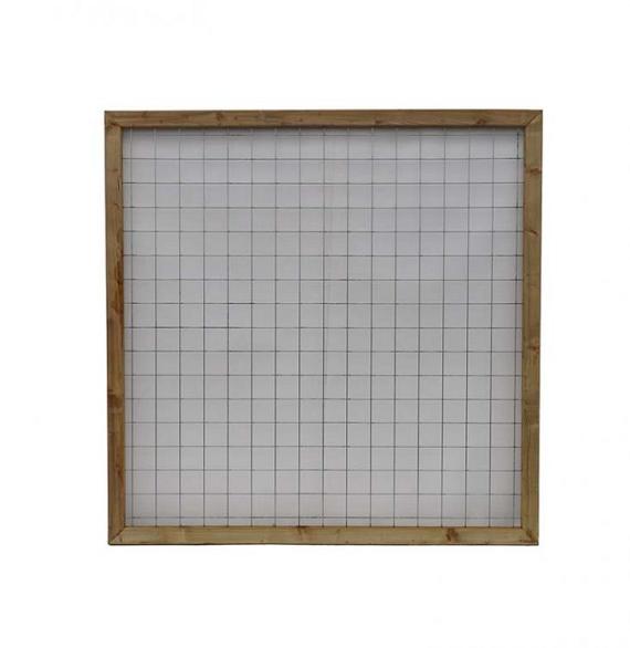 Gaasscherm geimpregneerd 180x180cm mazen 10x10cm