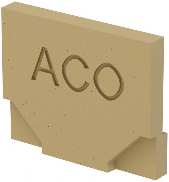 Aco Euroline losse Eindplaat