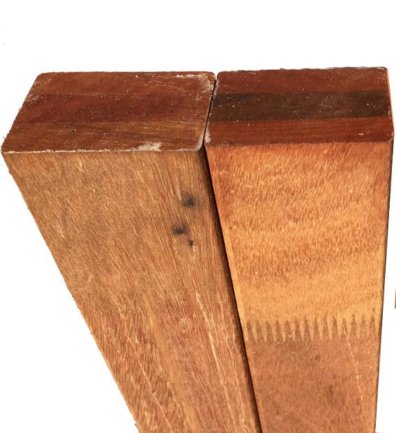 Hardhout Bangkirai Regel - Rib 40x60x3900mm fingerjoint-gelamineerd  2156-390