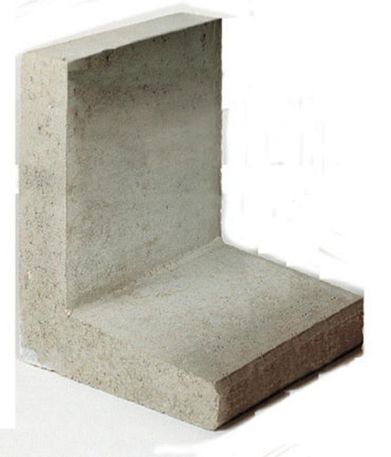 L-element 40x40x40 cm Grijs