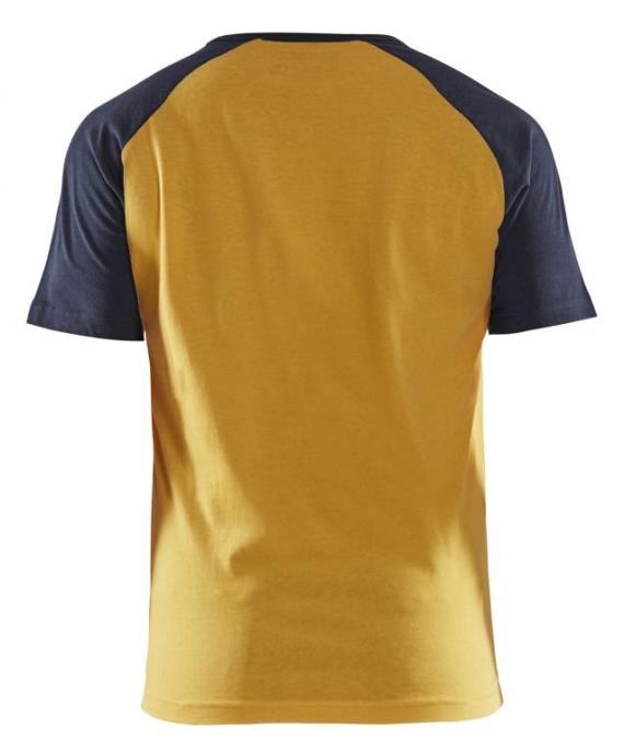 T-shirt Limited Retro Blaklader since 1959 940410423686L Geel-Marineblauw mt. L