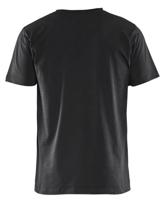T-Shirt. V-hals 336011659900XL Zwart mt. XL