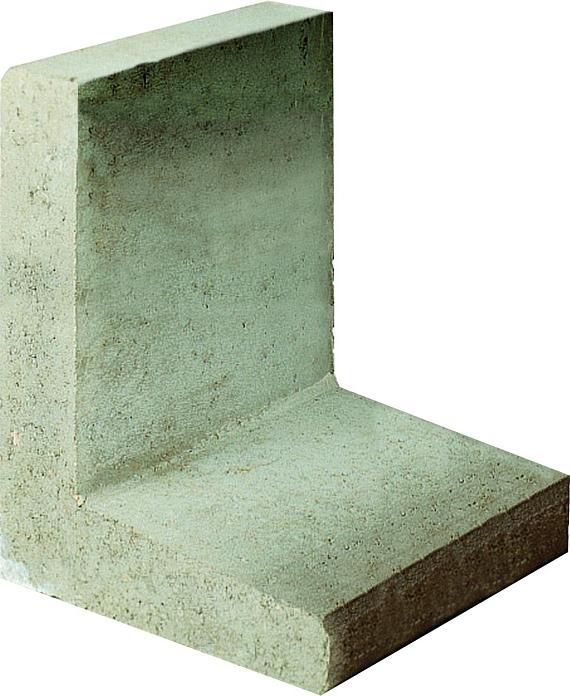 L-element 50x40x40 cm Grijs