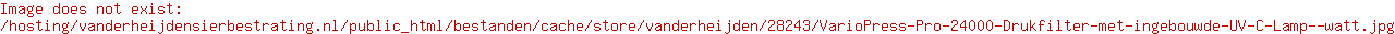 variopress pro 40000 drukfilter met ingebouwde uv c lamp watt van der heijden sierbestrating