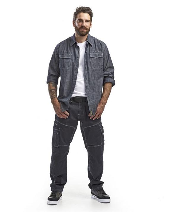 Restpartij Werkbroek Urban X1900 195911408900C56 Marineblauw mt. C56 (Verkleurd) OW2018