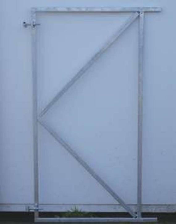 Poort Stalen Frame Verstelbaar 110x155 CM