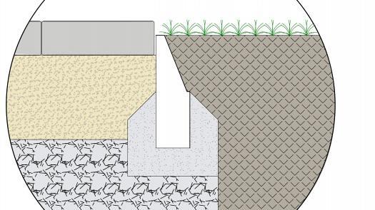 Invisio Boord Opsluitband 1.5-6x20x100 cm Grijs